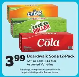 Save a Lot Boardwalk Soda 12-Pack offer
