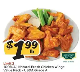 Winn Dixie Sanderson Farms Chicken Wings offer