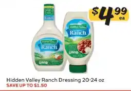 Winn Dixie Hidden Valley Ranch Dressing offer