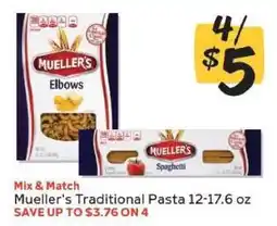 Winn Dixie Mueller's Traditional Pasta offer
