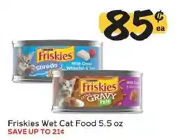 Winn Dixie Friskies Wet Cat Food offer