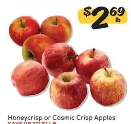 Winn Dixie Honeycrisp or Cosmic Crisp Apples offer
