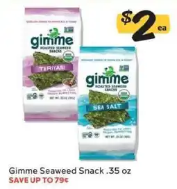 Winn Dixie gimme Seaweed Snack offer