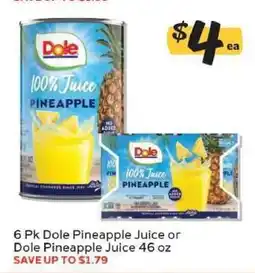 Winn Dixie Dole Pineapple Juice offer