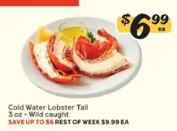 Winn Dixie Cold Water Lobster Tail offer