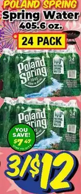 Western Beef POLAND SPRING Spring Water offer