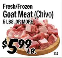 Western Beef Fresh/Frozen Goat Meat (Chivo) offer