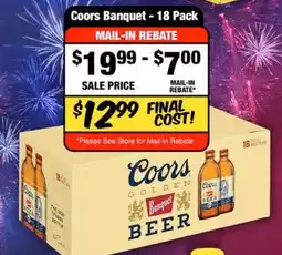 Western Beef Coors Banquet offer