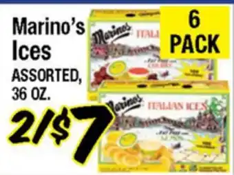 Western Beef Marino's Ices offer