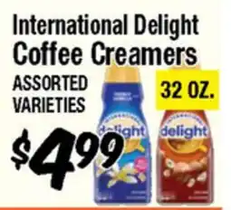 Western Beef International Delight Coffee Creamers offer