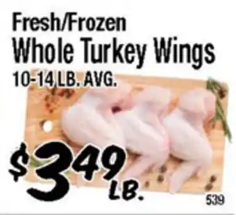 Western Beef Fresh/Frozen Whole Turkey Wings offer