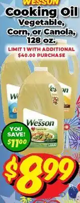 Western Beef WESSON Cooking Oil offer