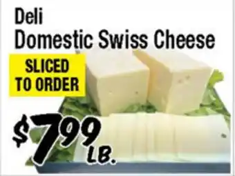 Western Beef Deli Domestic Swiss Cheese offer