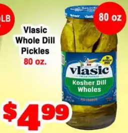 Western Beef Vlasic Whole Dill Pickles offer