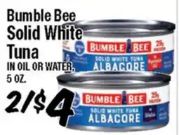 Western Beef Bumble Bee Solid White Tuna offer