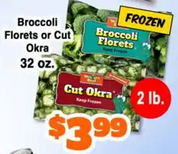 Western Beef Broccoli Florets or Cut Okra offer
