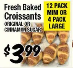 Western Beef Fresh Baked Croissants offer