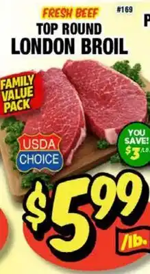 Western Beef TOP ROUND LONDON BROIL offer