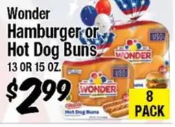 Western Beef Wonder Hamburger or Hot Dog Buns offer