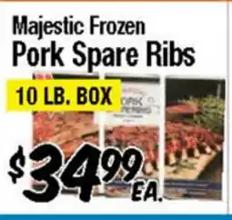 Western Beef Majestic Frozen Pork Spare Ribs offer