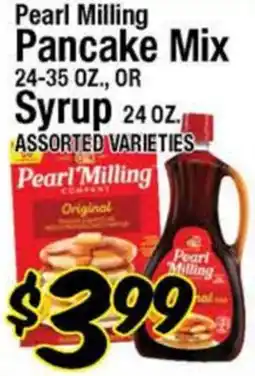 Western Beef Pearl Milling Pancake Mix 24-35 OZ., OR Syrup 24 OZ offer