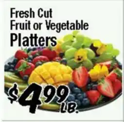 Western Beef Fresh Cut Fruit or Vegetable Platters offer