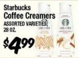 Western Beef Starbucks Coffee Creamers offer