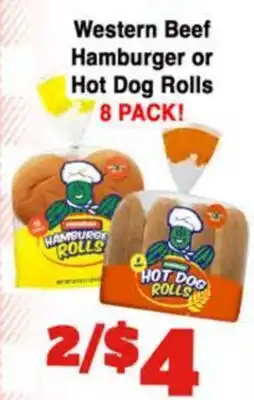 Western Beef Western Beef Hamburger or Hot Dog Rolls offer