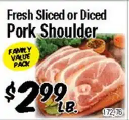 Western Beef Fresh Sliced or Diced Pork Shoulder offer