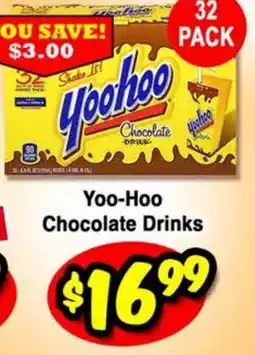 Western Beef Yoo-Hoo Chocolate Drinks offer