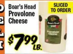 Western Beef Boar's Head Provolone Cheese offer