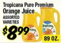 Western Beef Tropicana Pure Premium Orange Juice offer