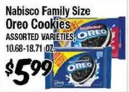 Western Beef Nabisco Family Size Oreo Cookies offer