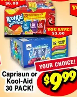 Western Beef Caprisun or Kool-Aid offer