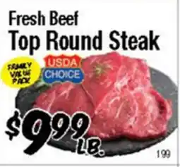 Western Beef Fresh Beef Top Round Steak offer
