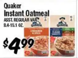 Western Beef Quaker Instant Oatmeal offer