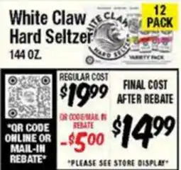 Western Beef White Claw Hard Seltzer offer