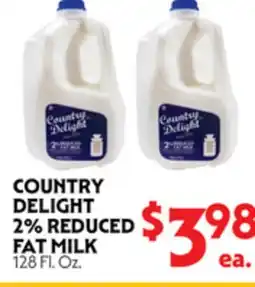La Chiquita Food Market COUNTRY DELIGHT 2% REDUCED FAT MILK offer