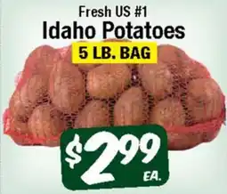 Western Beef Fresh US #1 Idaho Potatoes offer