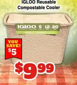 Western Beef IGLOO Reusable Compostable Cooler offer