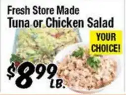 Western Beef Fresh Store Made Tuna or Chicken Salad offer