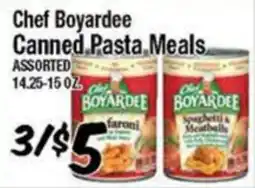 Western Beef Chef Boyardee Canned Pasta Meals offer