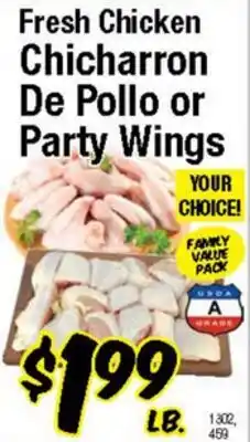 Western Beef Fresh Chicken Chicharron De Pollo or Party Wings offer