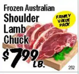 Western Beef Frozen Australian Shoulder Lamb Chuck offer