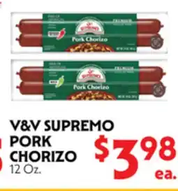 La Chiquita Food Market V&V SUPREMO PORK CHORIZO offer