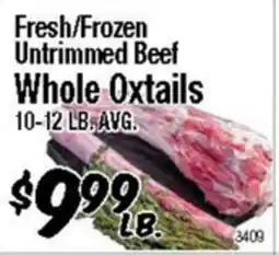 Western Beef Fresh/Frozen Untrimmed Beef Whole Oxtails offer