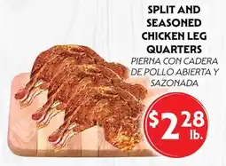 La Chiquita Food Market SPLIT AND SEASONED CHICKEN LEG QUARTERS offer