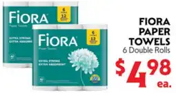La Chiquita Food Market FIORA PAPER TOWELS offer