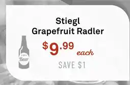 Standard Market Stiegl Grapefruit Radler offer