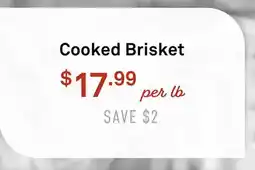 Standard Market Cooked Brisket offer